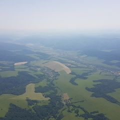 Verortung via Georeferenzierung der Kamera: Aufgenommen in der Nähe von Okres Medzilaborce, Slowakei in 1600 Meter